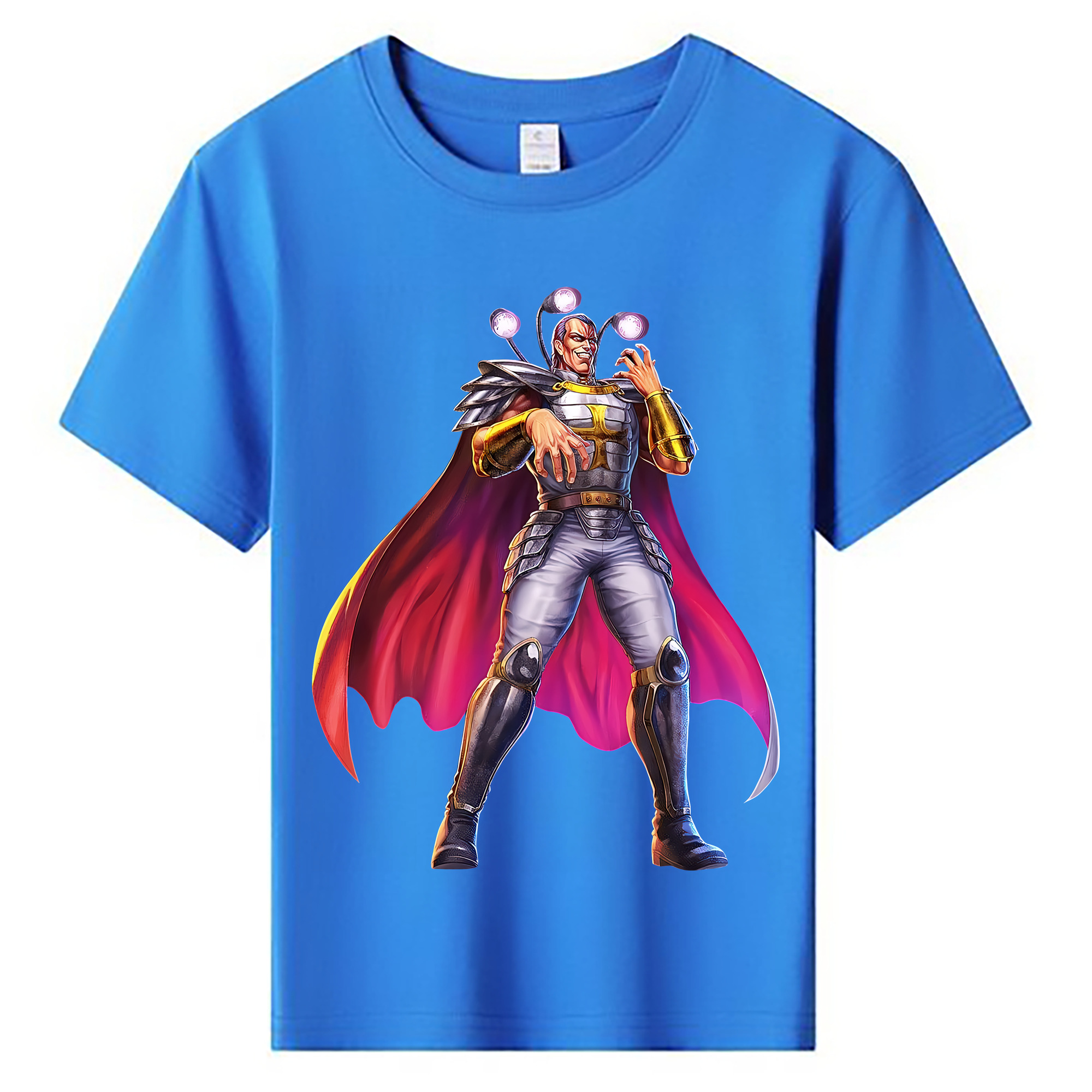 （画像用） 北斗の拳 Fist of the North Star 綿100％キッズTシャツ（フロントプリント）